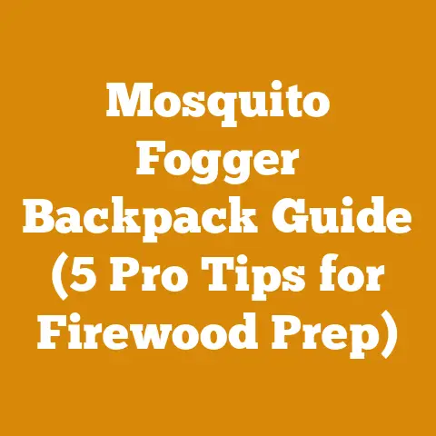 Mosquito Fogger Backpack Guide (5 Pro Tips for Firewood Prep)