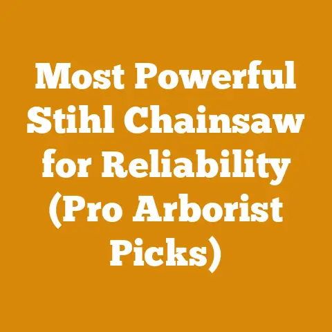 Most Powerful Stihl Chainsaw for Reliability (Pro Arborist Picks)