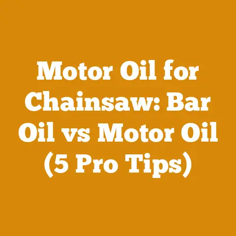 Motor Oil for Chainsaw: Bar Oil vs Motor Oil (5 Pro Tips)