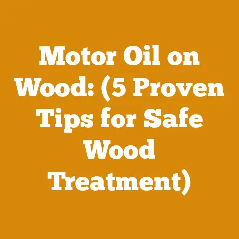 Motor Oil on Wood: (5 Proven Tips for Safe Wood Treatment)