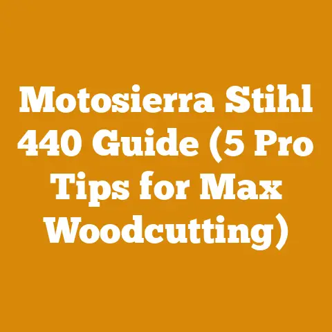 Motosierra Stihl 440 Guide (5 Pro Tips for Max Woodcutting)