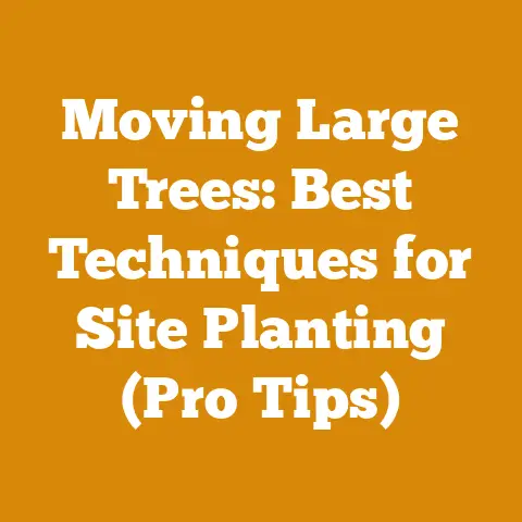 Moving Large Trees: Best Techniques for Site Planting (Pro Tips)