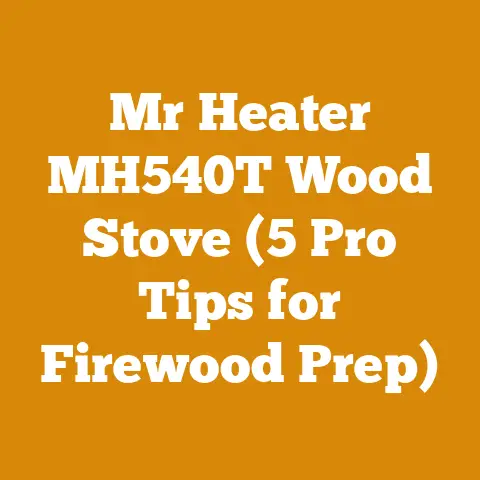 Mr Heater MH540T Wood Stove (5 Pro Tips for Firewood Prep)