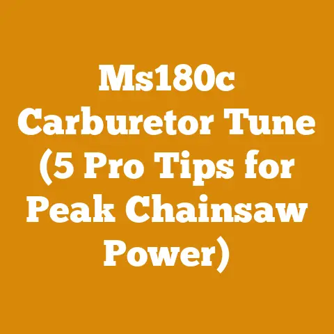 Ms180c Carburetor Tune (5 Pro Tips for Peak Chainsaw Power)