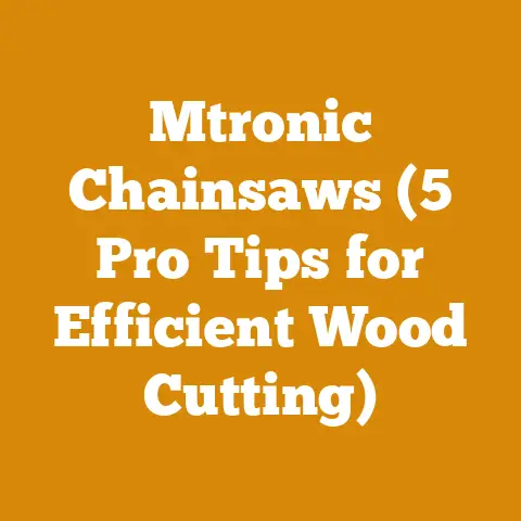 Mtronic Chainsaws (5 Pro Tips for Efficient Wood Cutting)