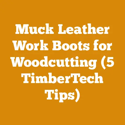 Muck Leather Work Boots for Woodcutting (5 TimberTech Tips)