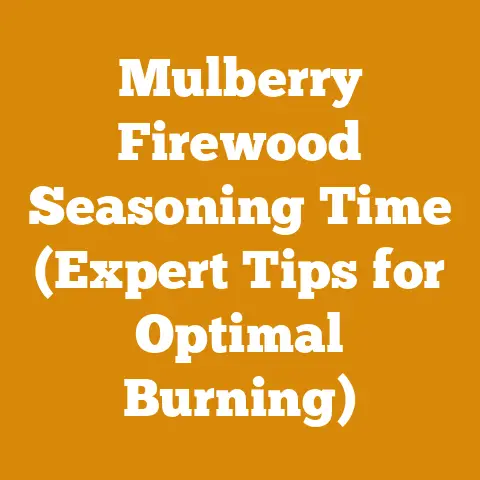 Mulberry Firewood Seasoning Time (Expert Tips for Optimal Burning)