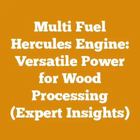 Multi Fuel Hercules Engine: Versatile Power for Wood Processing (Expert Insights)