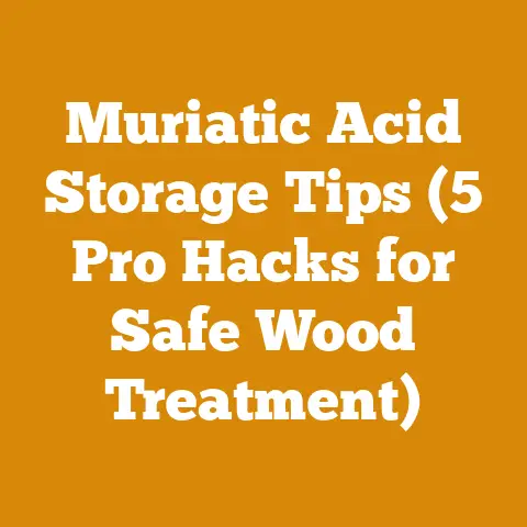Muriatic Acid Storage Tips (5 Pro Hacks for Safe Wood Treatment)