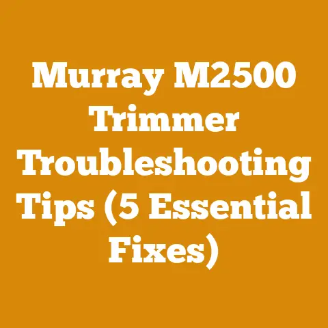 Murray M2500 Trimmer Troubleshooting Tips (5 Essential Fixes)