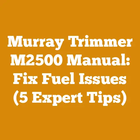 Murray Trimmer M2500 Manual: Fix Fuel Issues (5 Expert Tips)