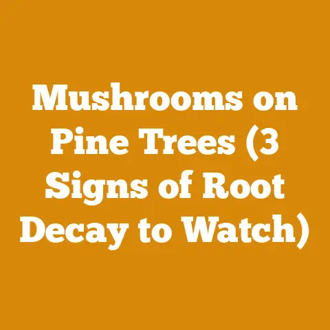 Mushrooms on Pine Trees (3 Signs of Root Decay to Watch)