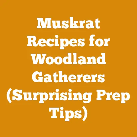 Muskrat Recipes for Woodland Gatherers (Surprising Prep Tips)