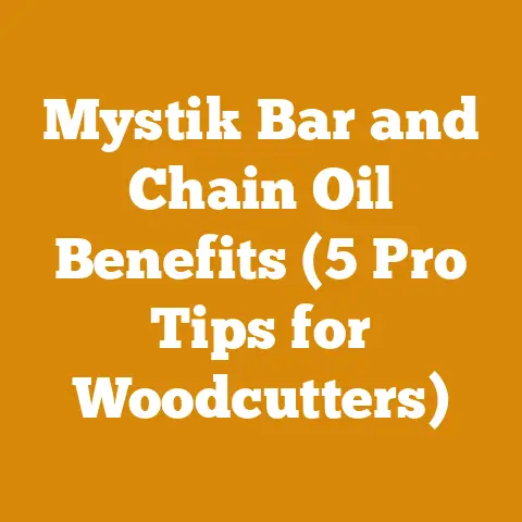 Mystik Bar and Chain Oil Benefits (5 Pro Tips for Woodcutters)