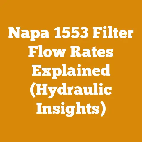 Napa 1553 Filter Flow Rates Explained (Hydraulic Insights)