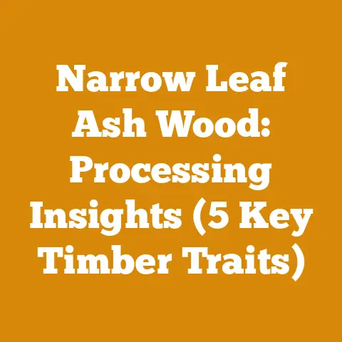 Narrow Leaf Ash Wood: Processing Insights (5 Key Timber Traits)