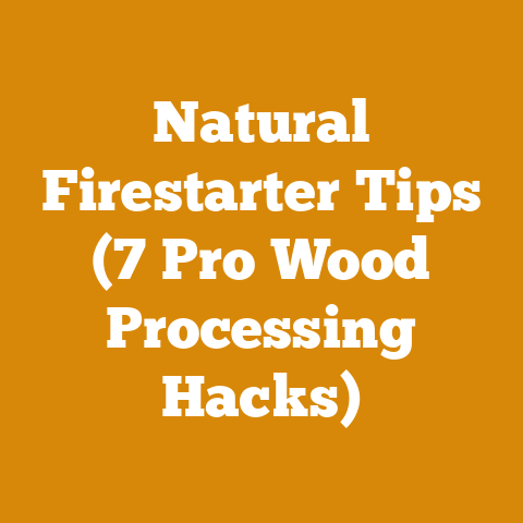 Natural Firestarter Tips (7 Pro Wood Processing Hacks)