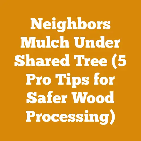 Neighbors Mulch Under Shared Tree (5 Pro Tips for Safer Wood Processing)