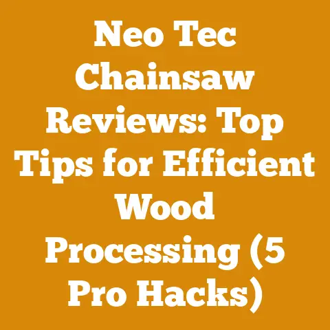 Neo Tec Chainsaw Reviews: Top Tips for Efficient Wood Processing (5 Pro Hacks)
