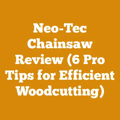 Neo-Tec Chainsaw Review (6 Pro Tips for Efficient Woodcutting)