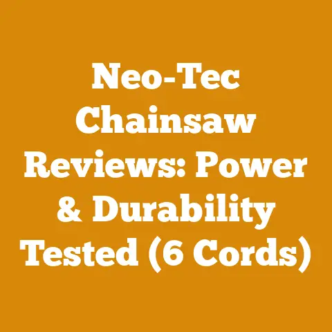 Neo-Tec Chainsaw Reviews: Power & Durability Tested (6 Cords)