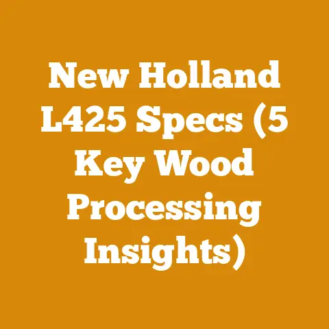New Holland L425 Specs (5 Key Wood Processing Insights)