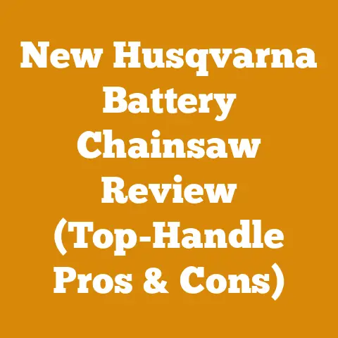New Husqvarna Battery Chainsaw Review (Top-Handle Pros & Cons)