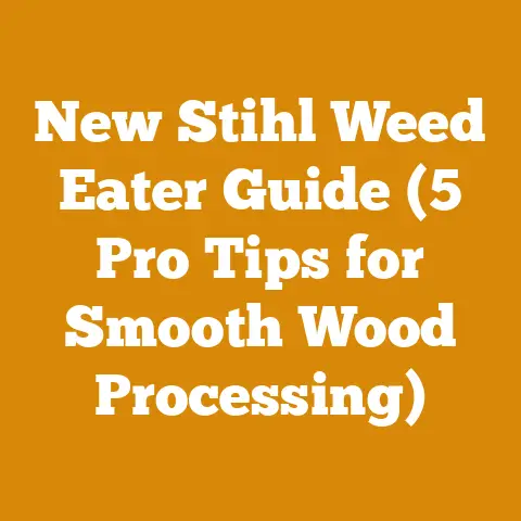 New Stihl Weed Eater Guide (5 Pro Tips for Smooth Wood Processing)