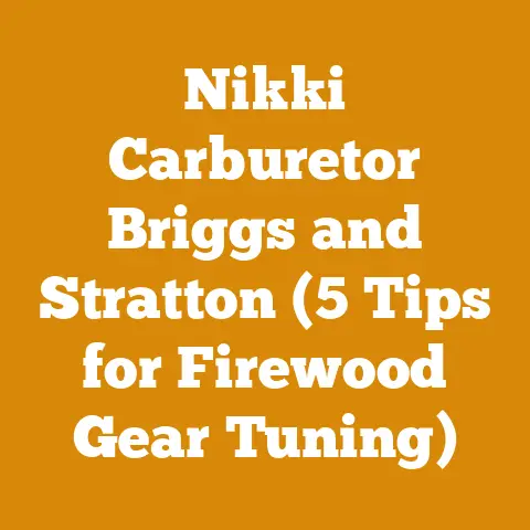 Nikki Carburetor Briggs and Stratton (5 Tips for Firewood Gear Tuning)