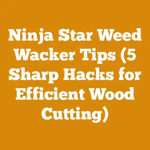 Ninja Star Weed Wacker Tips (5 Sharp Hacks for Efficient Wood Cutting)