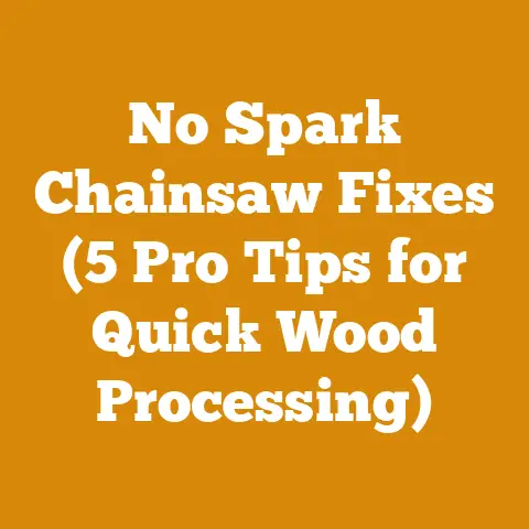 No Spark Chainsaw Fixes (5 Pro Tips for Quick Wood Processing)