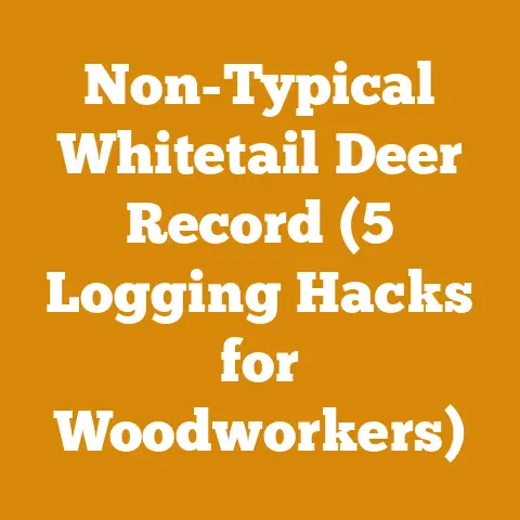 Non-Typical Whitetail Deer Record (5 Logging Hacks for Woodworkers)