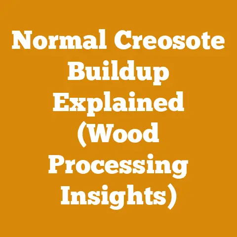 Normal Creosote Buildup Explained (Wood Processing Insights)