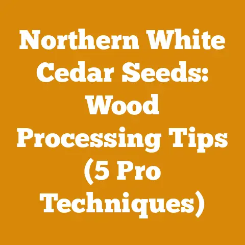 Northern White Cedar Seeds: Wood Processing Tips (5 Pro Techniques)