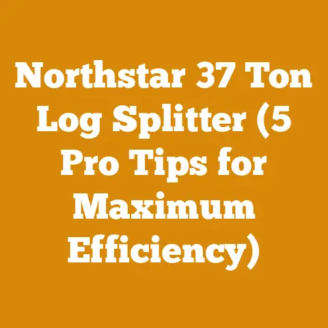 Northstar 37 Ton Log Splitter (5 Pro Tips for Maximum Efficiency)