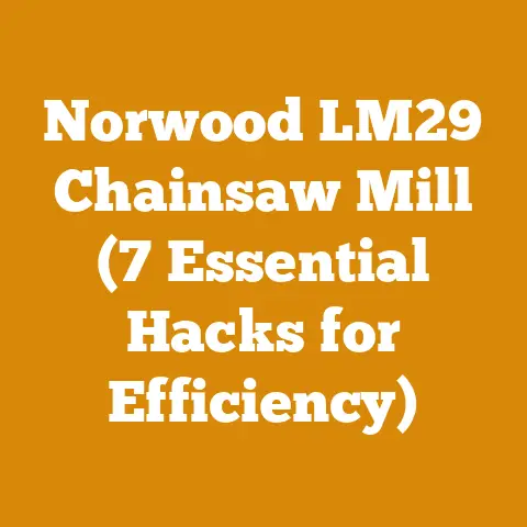 Norwood LM29 Chainsaw Mill (7 Essential Hacks for Efficiency)