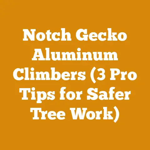 Notch Gecko Aluminum Climbers (3 Pro Tips for Safer Tree Work)
