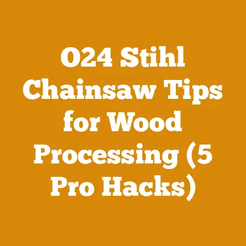 O24 Stihl Chainsaw Tips for Wood Processing (5 Pro Hacks)