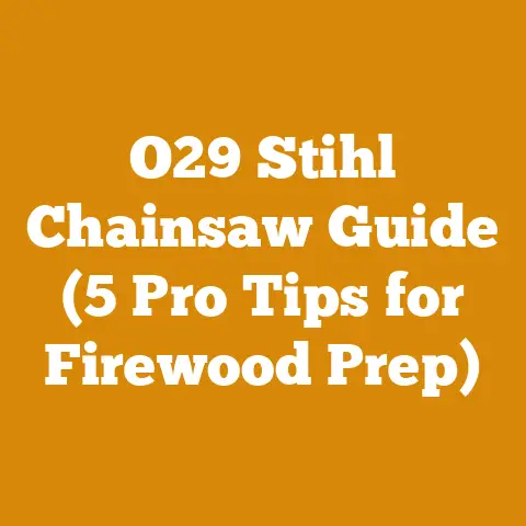 O29 Stihl Chainsaw Guide (5 Pro Tips for Firewood Prep)