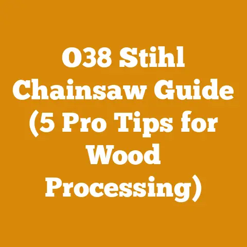 O38 Stihl Chainsaw Guide (5 Pro Tips for Wood Processing)