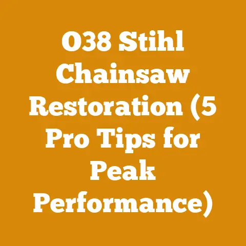 O38 Stihl Chainsaw Restoration (5 Pro Tips for Peak Performance)