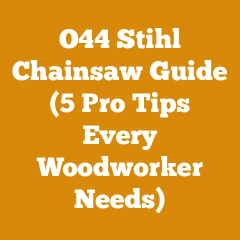 O44 Stihl Chainsaw Guide (5 Pro Tips Every Woodworker Needs)