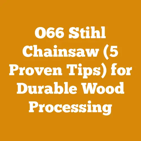 O66 Stihl Chainsaw (5 Proven Tips) for Durable Wood Processing