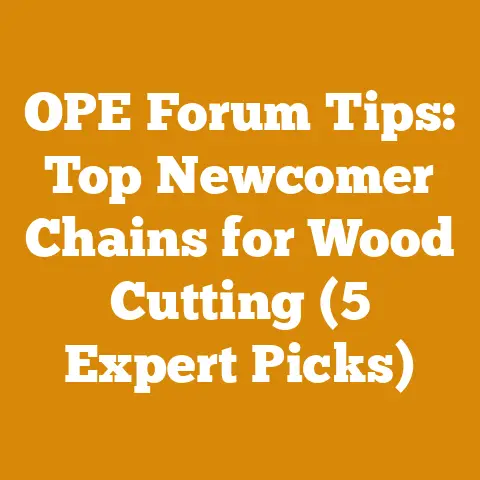 OPE Forum Tips: Top Newcomer Chains for Wood Cutting (5 Expert Picks)