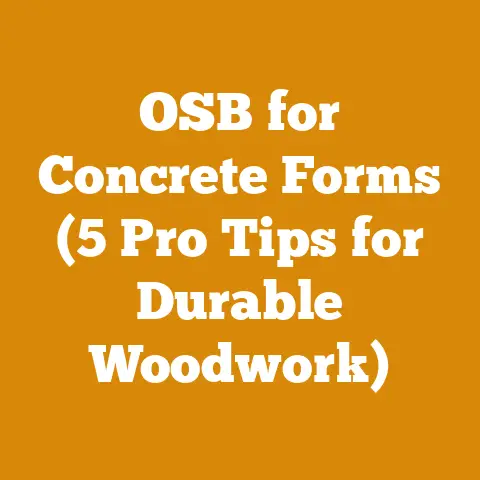 OSB for Concrete Forms (5 Pro Tips for Durable Woodwork)