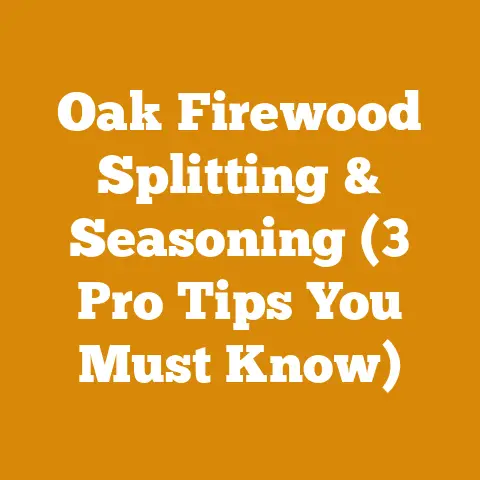 Oak Firewood Splitting & Seasoning (3 Pro Tips You Must Know)