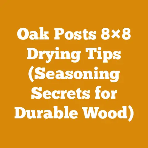 Oak Posts 8×8 Drying Tips (Seasoning Secrets for Durable Wood)
