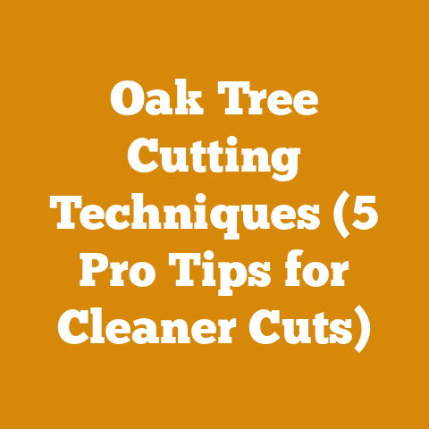 Oak Tree Cutting Techniques (5 Pro Tips for Cleaner Cuts)