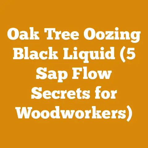 Oak Tree Oozing Black Liquid (5 Sap Flow Secrets for Woodworkers)