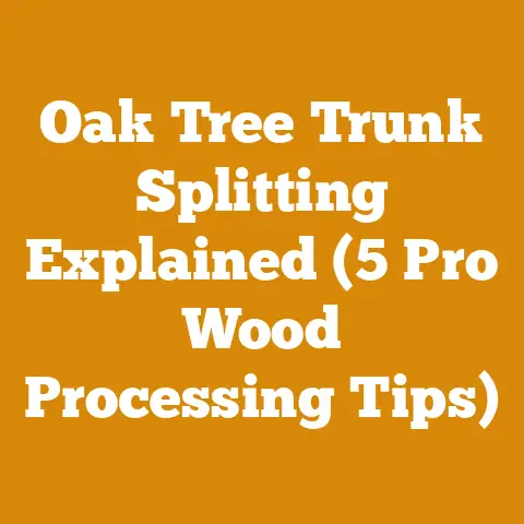 Oak Tree Trunk Splitting Explained (5 Pro Wood Processing Tips)